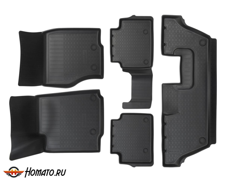 Коврики Jeep Grand Cherokee 5 (WL) 2021+ | полиуретановые, черные, Norplast