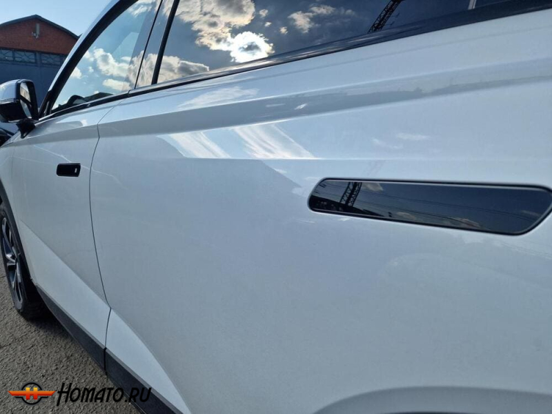 Накладки на ручки дверей для Haval F7 2 2024+ | 4 штуки, декор