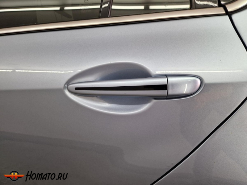 Накладки на ручки дверей для Mazda 6 (GH) 2007-2012 | 4 штуки, декор