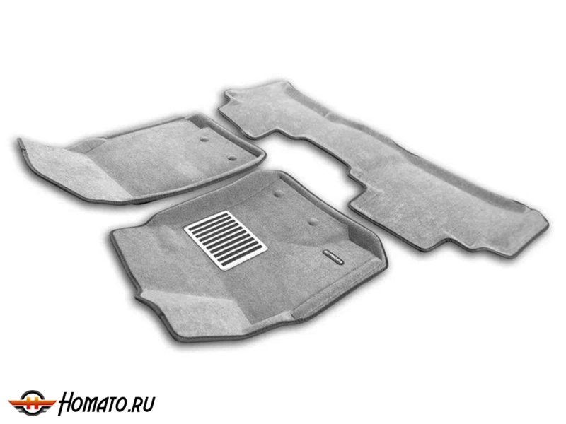 3D коврики для Toyota Land Cruiser 200 2007+/2012+/2016+ | LUX: 5 слоев