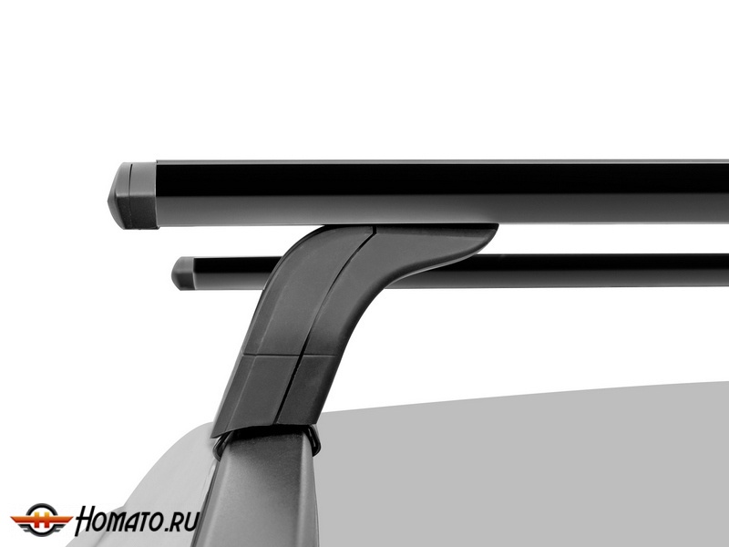 Багажник на крышу Geely Tugella 2020+ | на низкие рейлинги | LUX БК-2