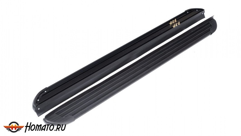 Пороги подножки Джили Атлас 2 2024+ | алюминиевые или нержавеющие