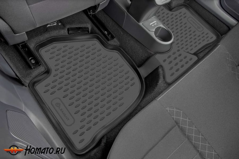 Коврики 3D в салон NISSAN Tiida 03/2015- хэтчбек (полиуретан) / Ниссан Тиида