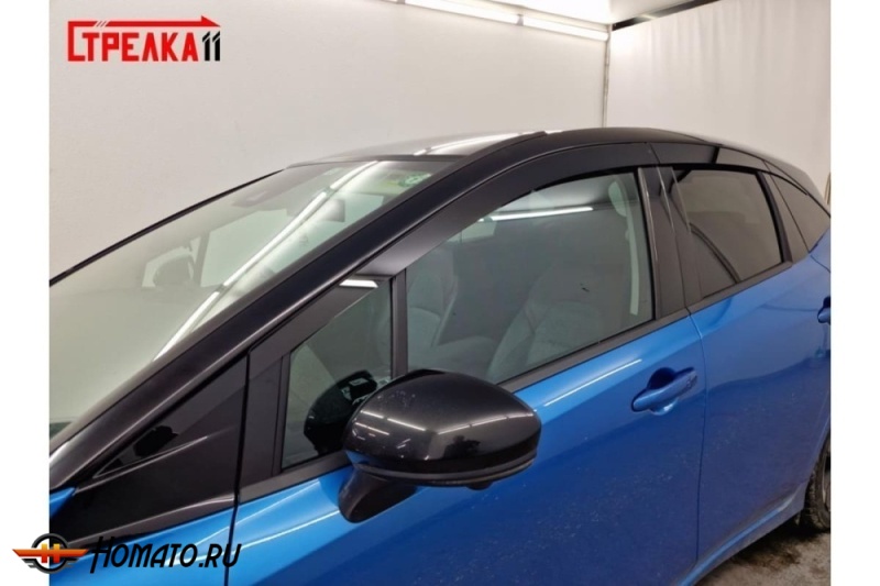 Дефлекторы Nissan Aura 2021+/2024+ | из 8 частей, премиум, плоские, 2D