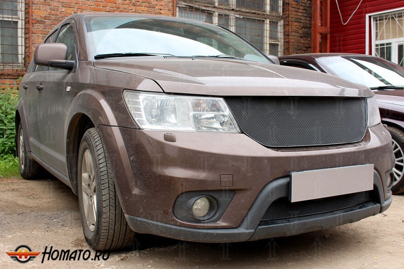 Защита радиатора для Fiat Freemont 2011+ | Премиум