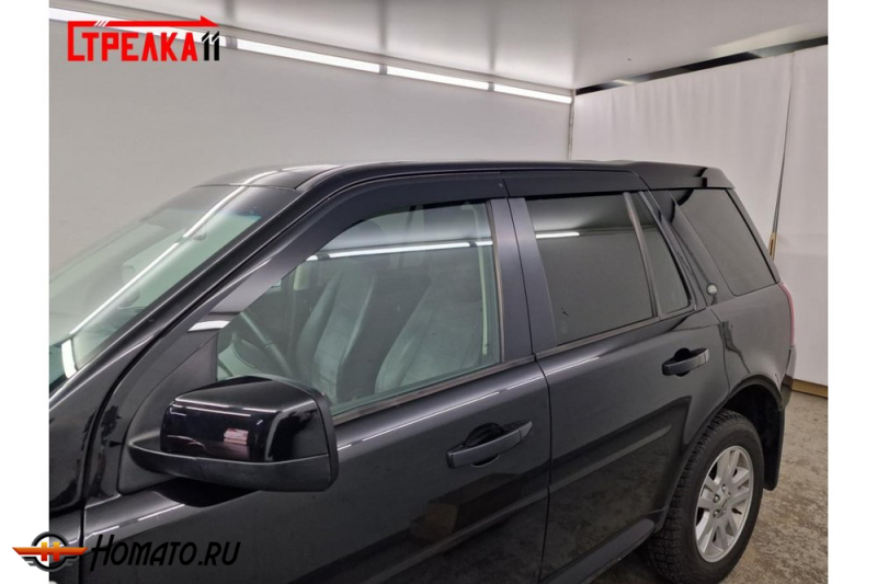 Дефлекторы Land Rover Freelander 2 2006-2014 | из 6 частей, премиум, плоские, 2D