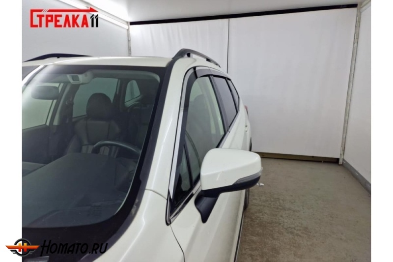 Дефлекторы Subaru Forester S5 2019-2025 | премиум, плоские, 2D