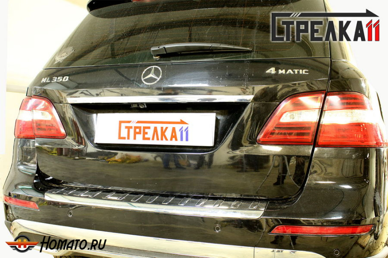 Защита задней камеры Mercedes M-class (W166) 2011-2015