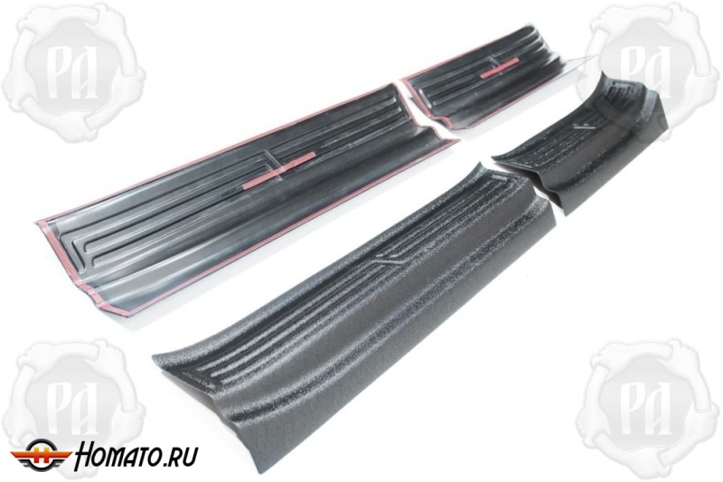 Накладки на внутренние пороги дверей Чери Тигго 9 2024+ | шагрень