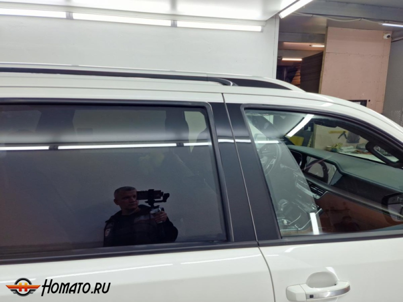 Накладки на стойки дверей для Kia Mohave 2020+ | 8 штук, декор