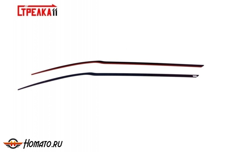 Премиум водостоки дефлекторы лобового стекла Volkswagen Teramont PRO