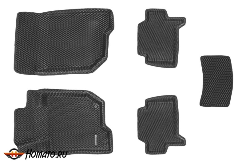 3D EVA коврики Митсубиси Паджеро Спорт 2008-2015 | с бортами