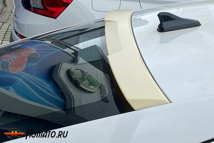 Козырек на заднее стекло для Skoda Octavia A8 2021+ | черный глянец