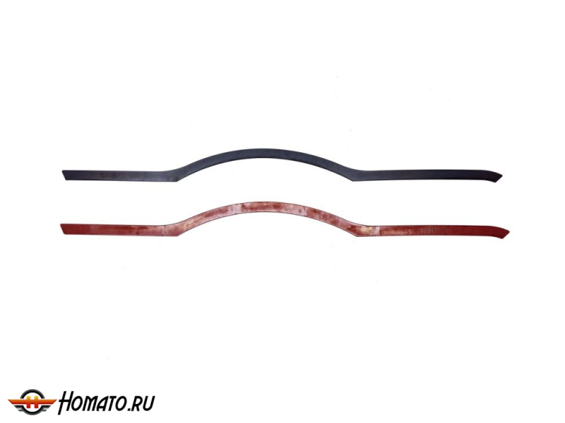 Накладки на капот для Пежо 107 2005-2015 | 2 штуки, декор