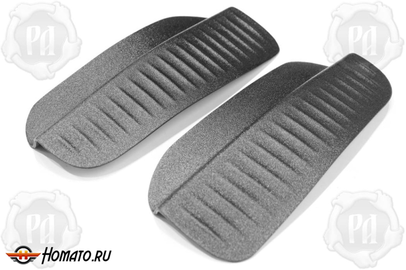 Накладки на пороги задних арок ГАК ГС8 2 2023+ | шагрень