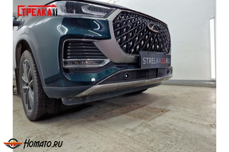 Защита радиатора для Чери Тигго 8 Про Макс 2023+ | Стандарт