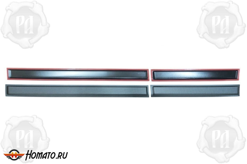 Молдинги на двери для Haval H9 2024+ | шагрень