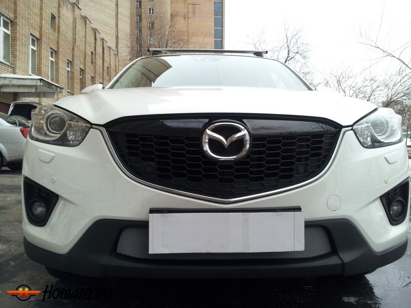 Защита радиатора для Mazda CX-5 (2012-2014) дорестайл | Стандарт