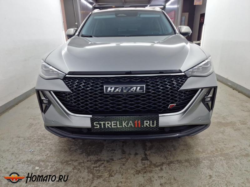 Накладки на передний бампер для Haval F7x 2023+ рестайл | 2 штуки, декор