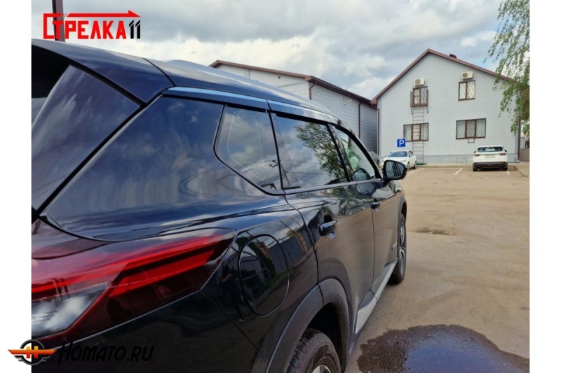 Дефлекторы Nissan X-Trail 4 (T33) 2023+ | премиум, плоские, 2D