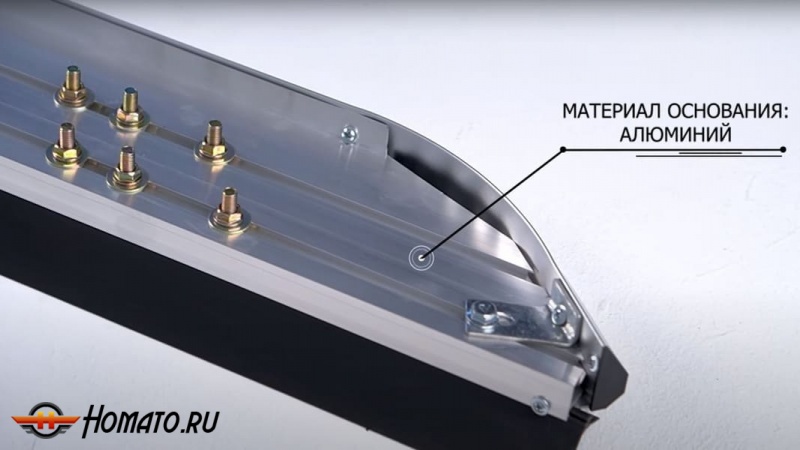 Пороги подножки Джили Атлас 2 2024+ | алюминиевые или нержавеющие