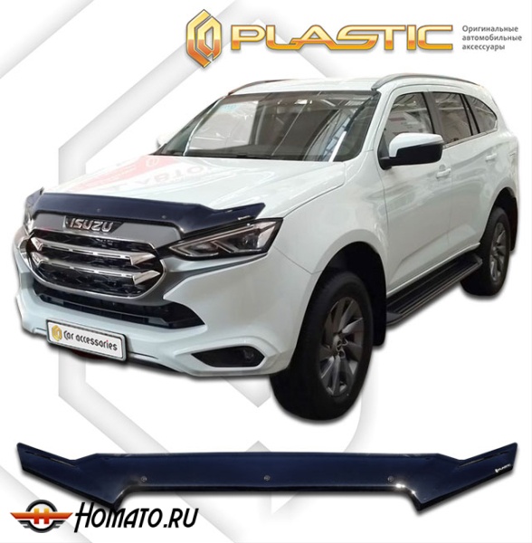 Дефлектор капота Isuzu MU-X 2021+ | черный
