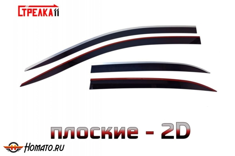 Дефлекторы ORA 03 | премиум, плоские, 2D