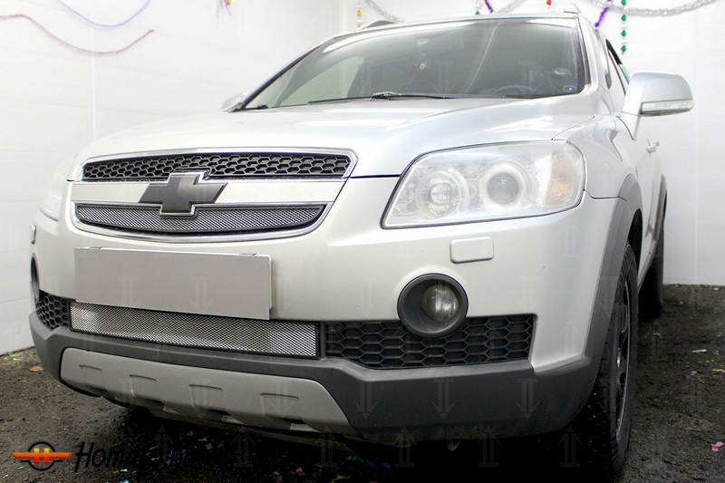 Защита радиатора для Chevrolet Captiva (2006-2011) дорестайл | Стандарт