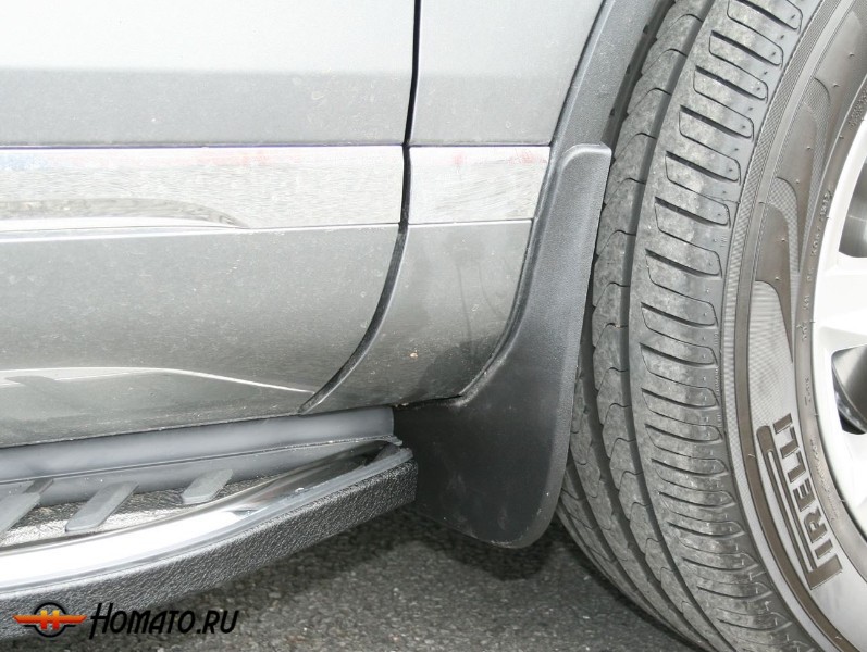 Брызговики OEM, «комплект передние+задние» для VW Touareg 2010+/2014+
