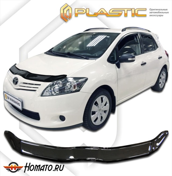 Дефлектор капота Toyota Auris 1 2010-2012 | черный