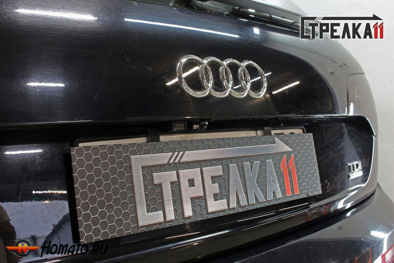 Защита задней камеры Audi Q7 (4L) 2009-2015 (рестайл)