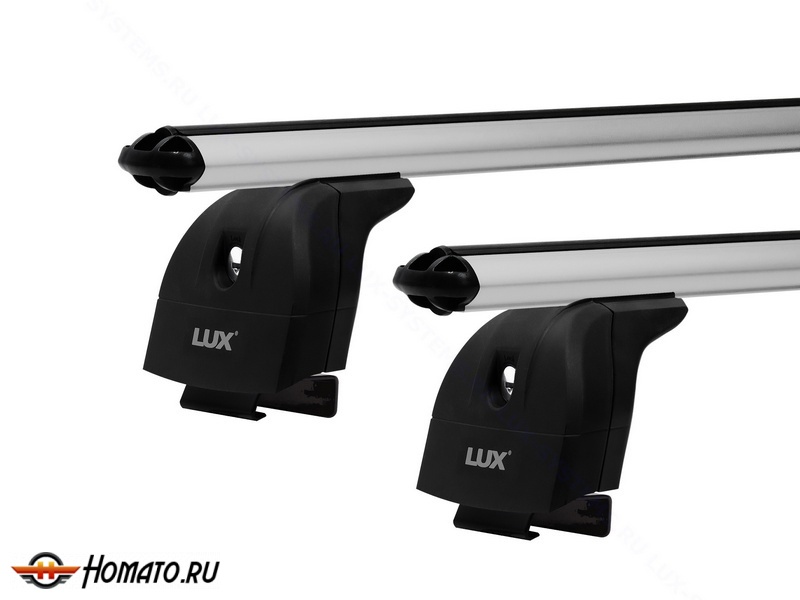 Багажник на крышу Geely Tugella 2020+ | на низкие рейлинги | LUX БК-2