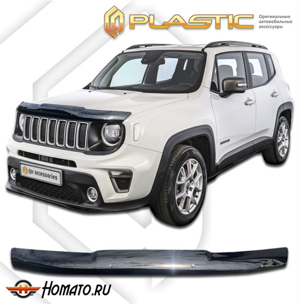 Дефлектор капота Jeep Renegade (BU) | черный
