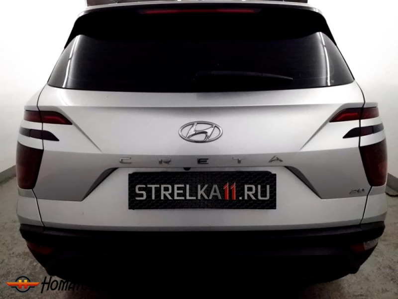 Накладки на задние фонари для Solaris HC 2024+ | 4 штуки, декор