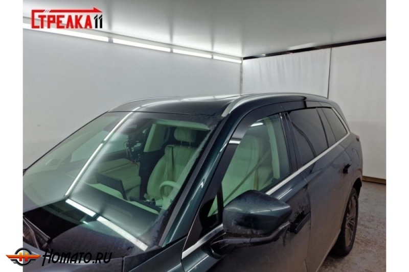 Дефлекторы WEY 07 | из 6 частей, премиум, плоские, 2D