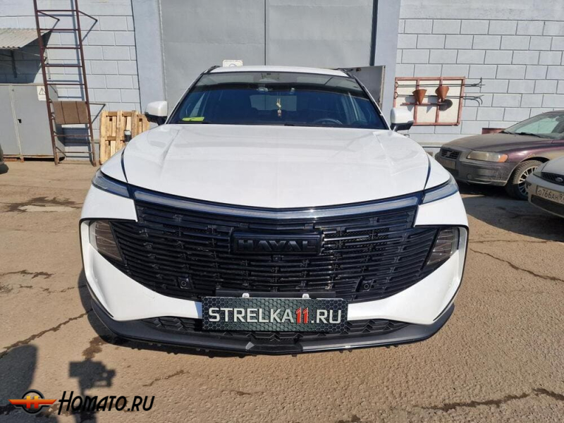 Накладки на передний бампер для Haval F7 2 2024+ | 2 штуки, декор