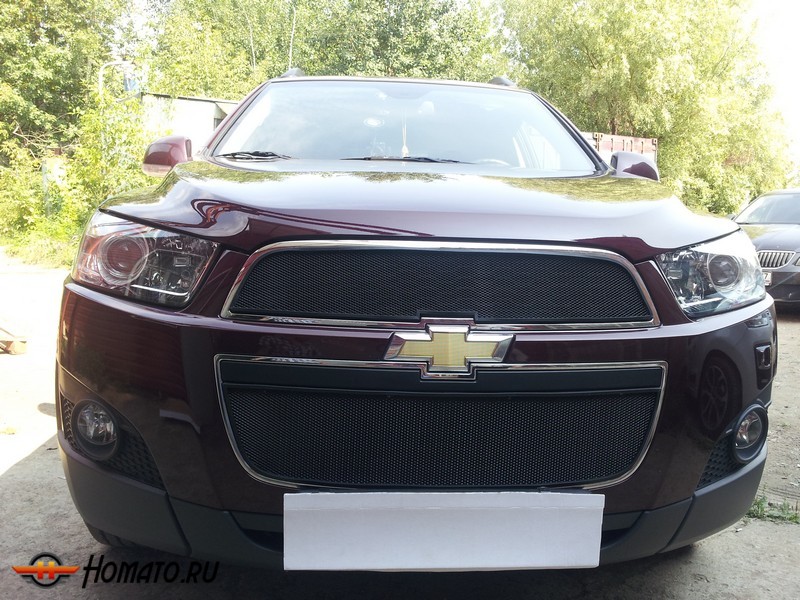 Защита радиатора для Chevrolet Captiva (2012-2013) 1-рестайл | Стандарт