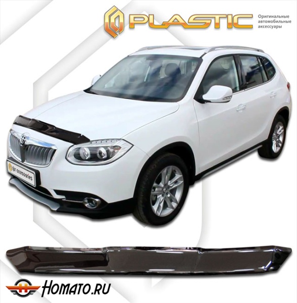 Дефлектор капота Brilliance V5 2014- | черный