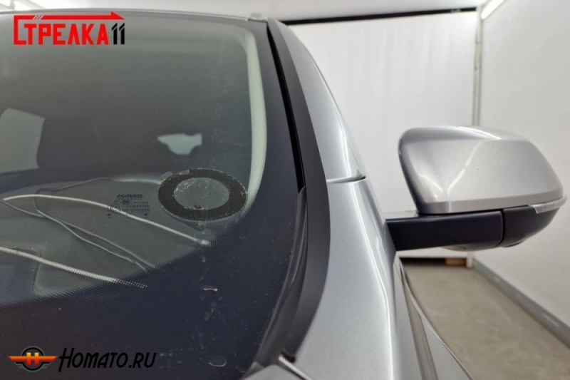 Премиум водостоки дефлекторы лобового стекла Хавал Ф7 2018-2024