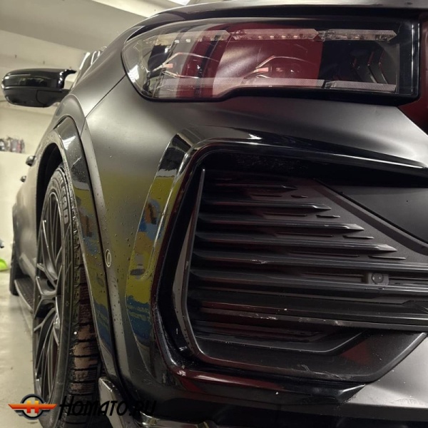Клыки накладки на передний бампер для Geely Monjaro 2023+ | Character