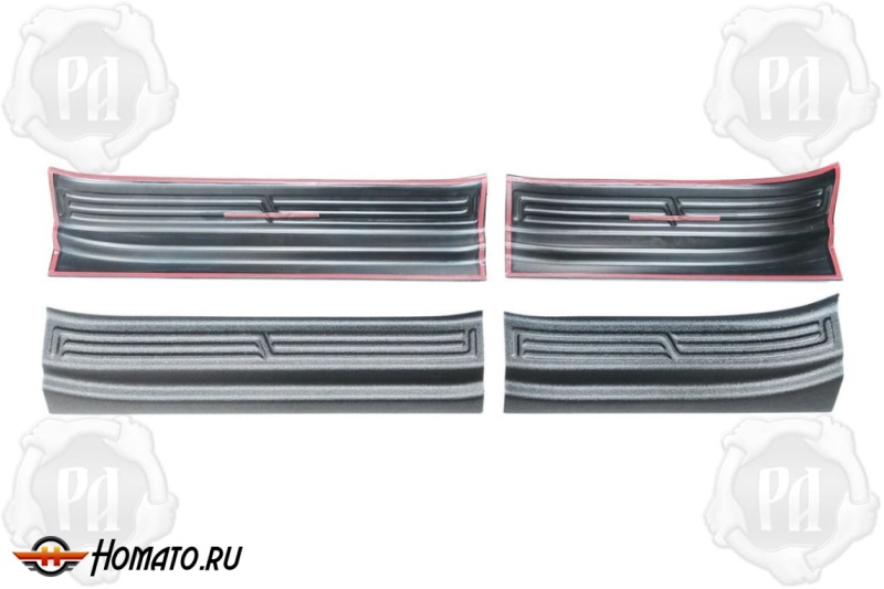 Накладки на внутренние пороги дверей Чери Тигго 9 2024+ | шагрень