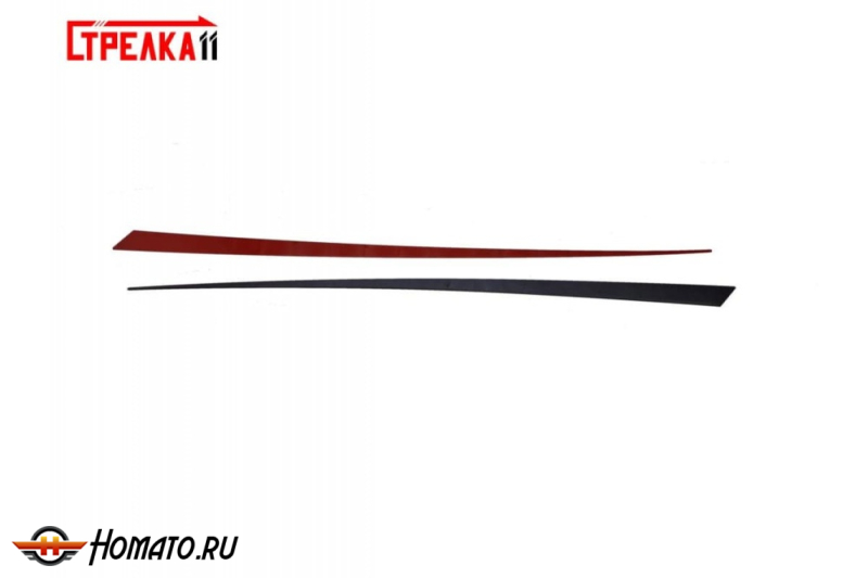 Накладки на капот для Ниссан Альмера Классик 2006-2012 | 2 штуки, декор
