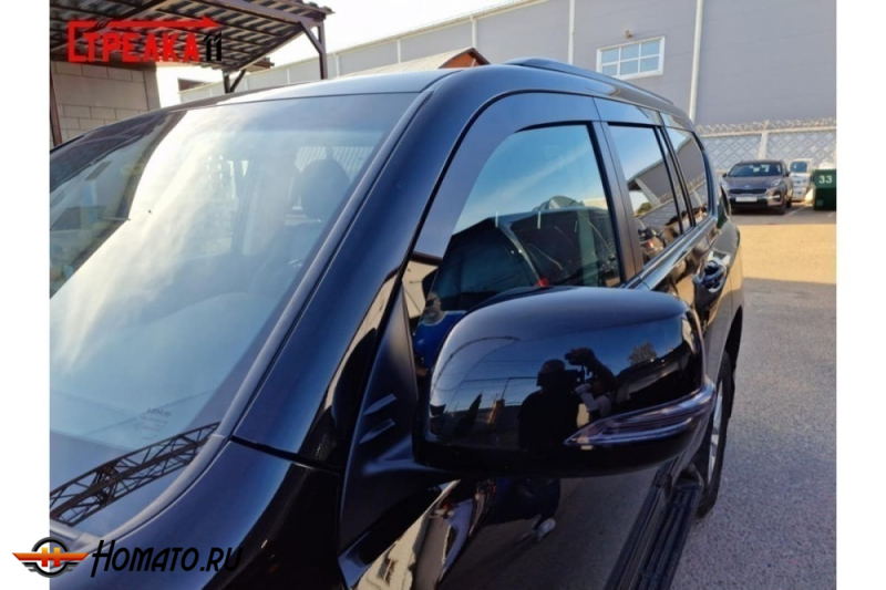 Дефлекторы Lexus GX 460 2010-2022 | из 6 частей, премиум, плоские, 2D