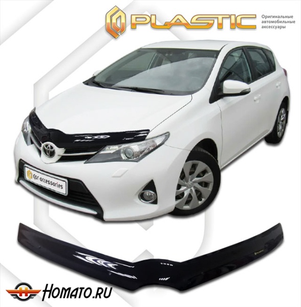 Дефлектор капота Toyota Auris 2 2012-2018 | черный