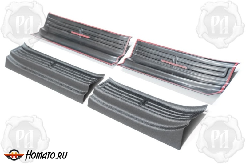 Накладки на внутренние пороги дверей Чери Тигго 9 2024+ | шагрень