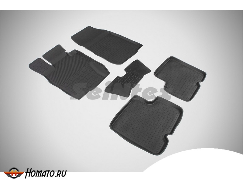 Резиновые коврики Renault Duster 2011-2020 | с высокими бортами | Seintex