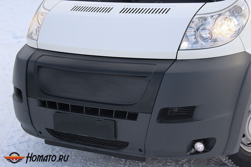 Решетка радиатора : зимний вариант (заготовка) для Fiat Ducato 2012-2013(250 кузов) | глянец (под покраску)