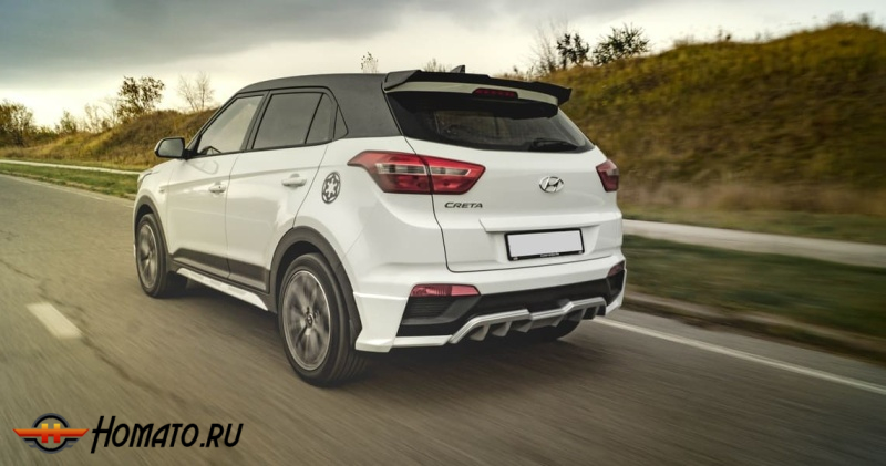 Обвес накладки на пороги Hyundai Creta 1 2016-2021