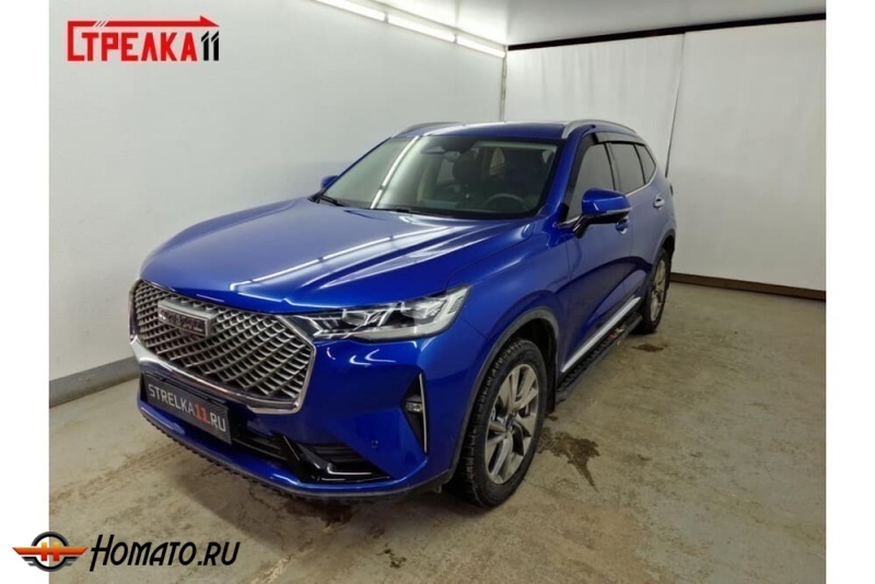 Дефлекторы Haval H6 2021+ | премиум, плоские, 2D