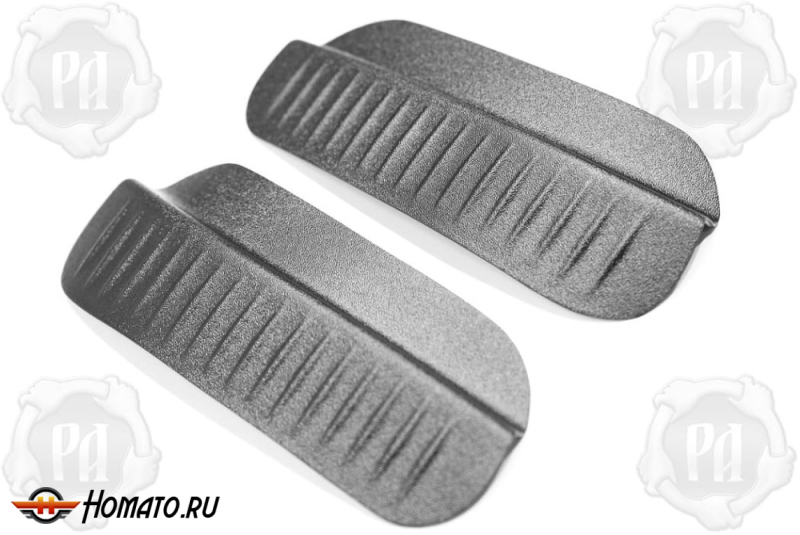 Накладки на пороги задних арок Джетур Т2 | шагрень